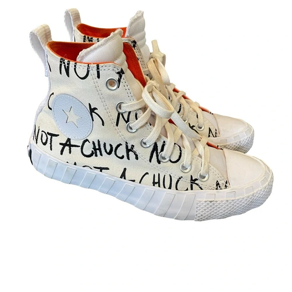 Converse Chuck 70 Hi UNT1TL3D White Not a Chuck Sneakers Size 5